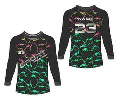 jersey Deportes resumen textura camiseta diseño, para carreras fútbol juego de azar motocross ciclismo. vector