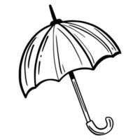 Umbrella. Sketch. Hand drawing. For your design. vector