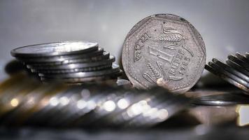 coin 1 rupees closeup image photo