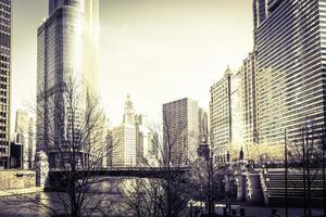 Buildings and architecture in downtown Chicago. photo