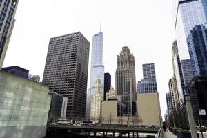 Downtown Chicago architecture. photo