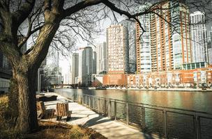 Buildings and architecture in downtown Chicago. photo