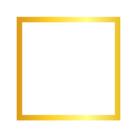 luxe bruiloft geometrische gouden framerand png