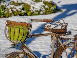 horario de invierno en el jardín foto