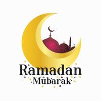 Ramadán Mubarak 2023 vector diseño gratis descargar