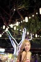 Girl in Night Market photo