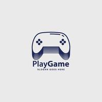 play game community brand logo simple design vector