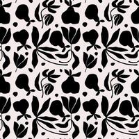 resumen maravilloso floral patrones. moderno de moda minimalista matisse estilo. mano dibujado para fondo de pantalla, pared decoración, tela, tarjeta postal, cubrir, plantilla, bandera. vector