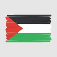 Palestine Flag Vector Illustration