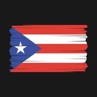 Puerto Rico Flag Vector Illustration