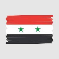 Syria Flag Vector Illustration