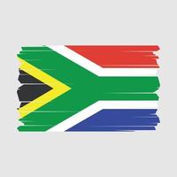 sur África bandera vector ilustración