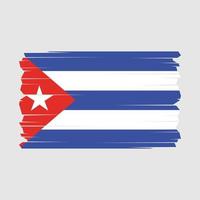 Cuba bandera vector ilustración