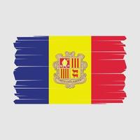 Andorra Flag Vector Illustration