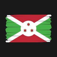 Burundi Flag Vector Illustration