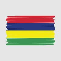 Mauritius Flag Vector Illustration