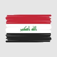 Iraq Flag Vector Illustration