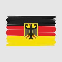 Ilustración de vector de bandera de Alemania