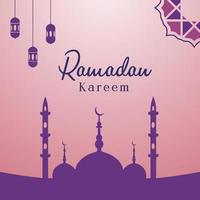 Ramadán kareem diseño 2023 vector