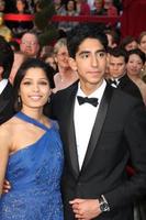 Freida Pinto  Dev Patel arriving at the 81st Academy Awards at the Kodak Theater in Los Angeles CA  onFebruary 22 20092009 photo