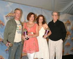 Anthony Michael Hall Molly Ringwald Ally Sheedy and Paul Gleason in the press room after winning a special award for the classic movie The Breakfast Club at the MTV Movie Awards at the Shrine Auditorium Los Angeles CAJune 4 20052005 photo