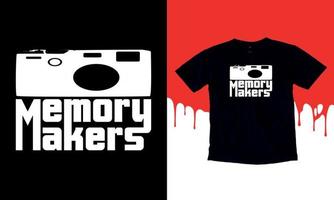 Memory Makers, T-shirt Design vector T-shirt