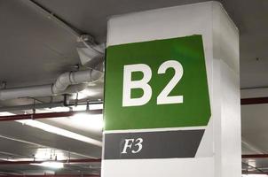 number underground parking,parking lot number b2 f3 sign photo