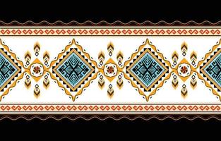 Ethnic geometric oriental and western pattern. American, Aztec,motif,tribal, textile pattern. design for fabric,curtain, background, carpet, wallpaper, clothing,wrapping,tile.textile Motif vector