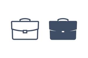 Premium of briefcase icon. Linear icon and glyphicon. Office equipment. Vector isolated illustrations