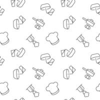 Seamless vector repeating pattern of cooking and culinary. It can be used for web sites, apps, clothes, covers, banners etc