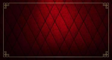 Red textured background, marble imitation, isolated frame. vector