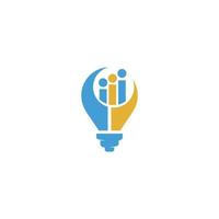 The logo for the company is called light bulb vector