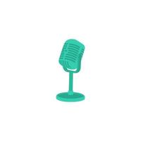 microphone logo design can be for karaoke logos vector