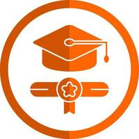 diseño de icono de vector de graduación