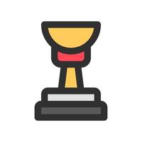 icono de trofeo para el diseño de su sitio web, logotipo, aplicación, ui. vector