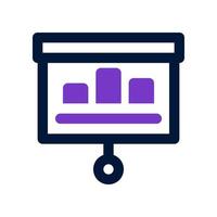 presentation icon for your website, mobile, presentation, and logo design. vector
