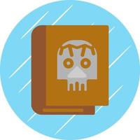 diseño de icono de vector muerto de libro