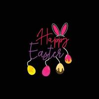 Happy Easter day vector t-shirt design. Easter t-shirt design. Can be used for Print mugs, sticker designs, greeting cards, posters, bags, and t-shirts