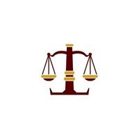 A scale with the words 'justice' on it vector