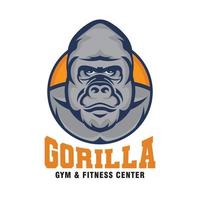 PrintGorilla face vector illustration perfect for t shirt design and sport team mascot logo