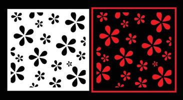 Free Flower Stencil Art Designs, Floral Vectors - FreePatternsArea