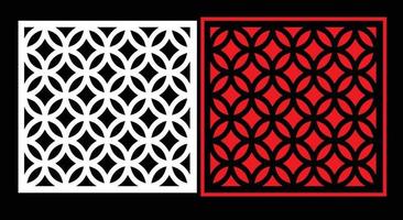 Decorative wall panel set chinese mdf cnc router laser cutting pattern design for mdf wood cutting vector Cnc Router Design Foamsheet, Acrylic and CNC Machine Cutting, EPS File.