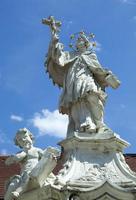 18th Century Melk Abbey Saint Sculpture photo