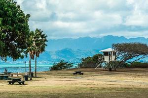 beach scenes in oahu hawaii photo