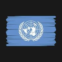 United Nations Flag Vector Illustration