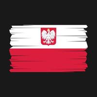 Poland Flag Vector Illustration