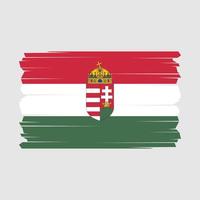 Hungary Flag Vector Illustration