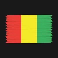 Guinea bandera vector ilustración