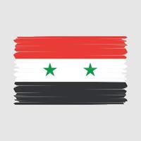 Siria bandera vector ilustración