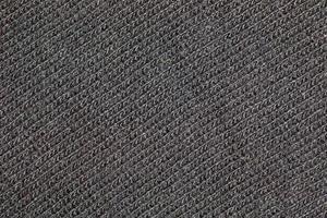 Black knitted fabric texture. Abstract modern Knit texture black color. Dark knitted background photo